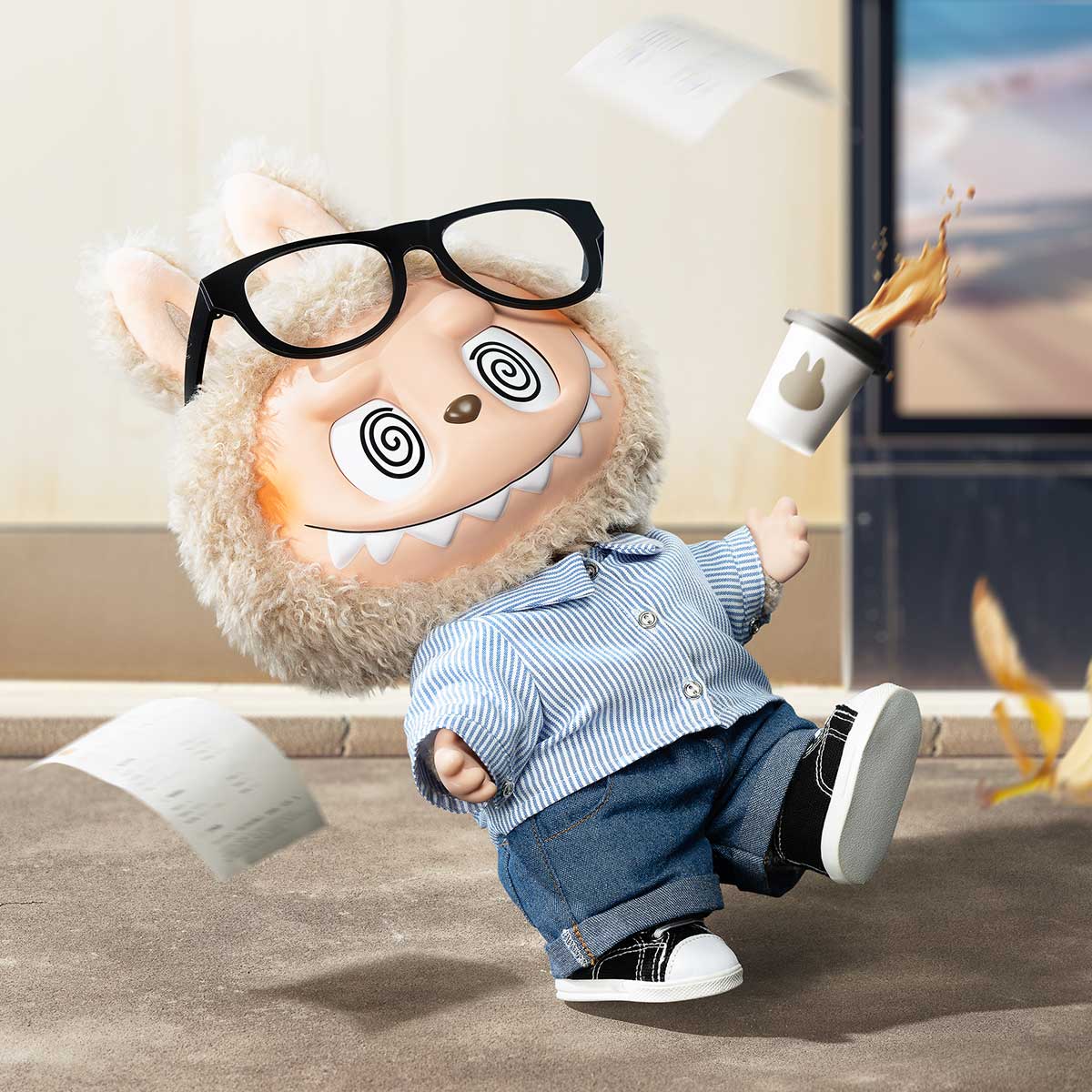 Labubu THE MONSTERS - FLIP WITH ME Vinyl Plush Doll