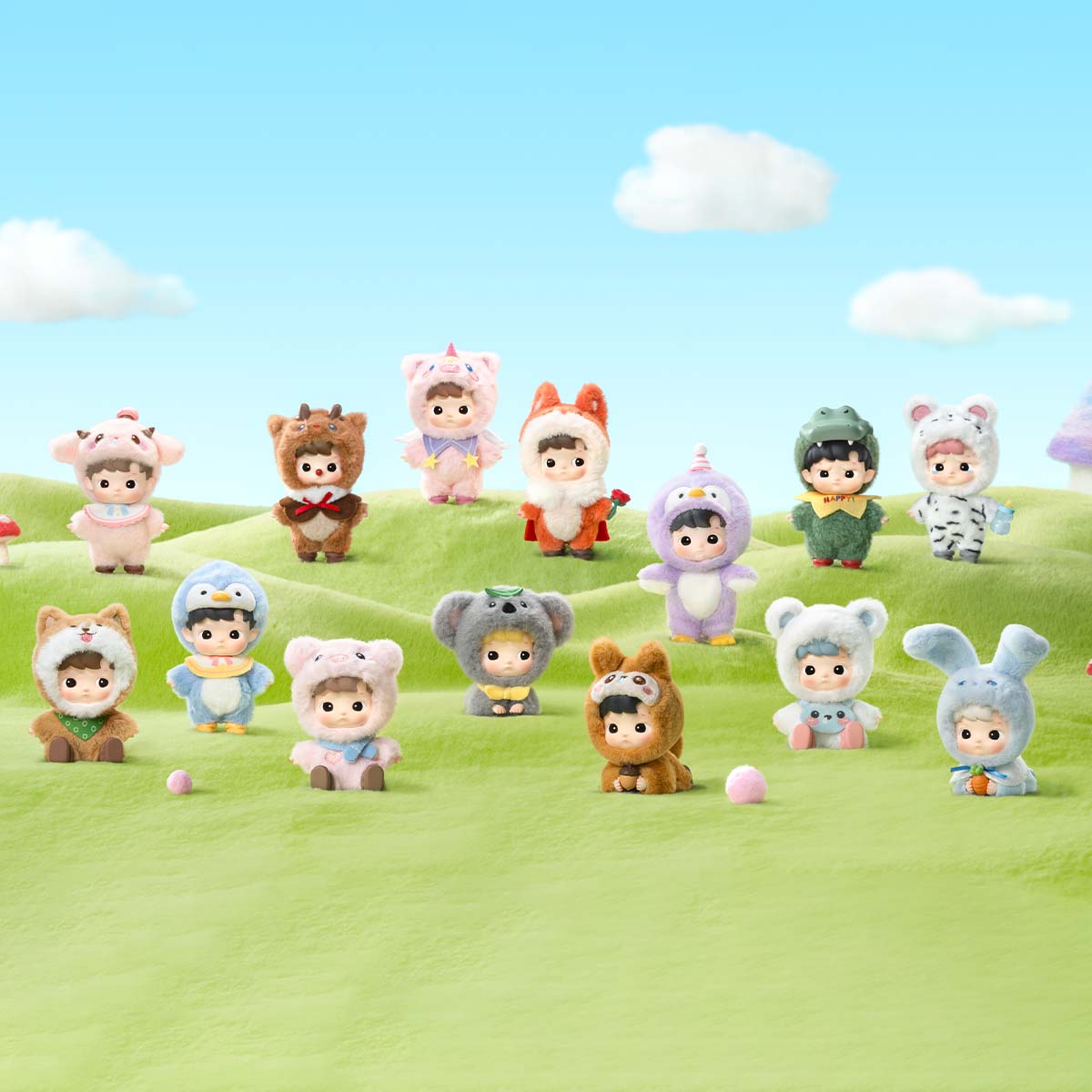 HACIPUPU Snuggle With You Series Figures