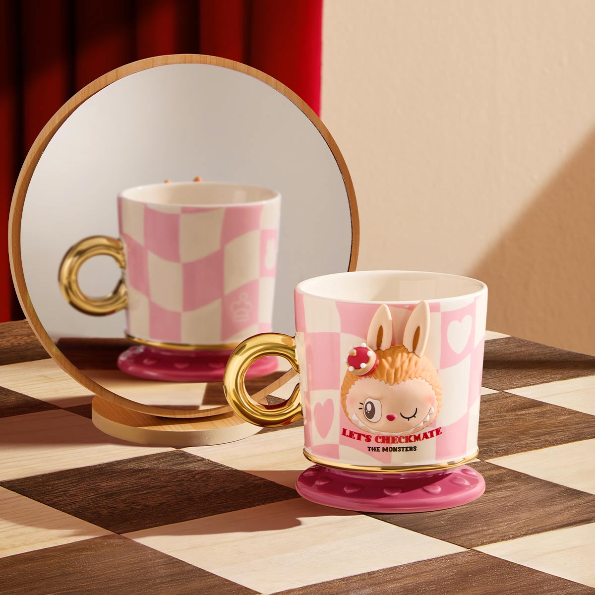 （Pre-Order）Labubu THE MONSTERS Let's Checkmate Series-Mug